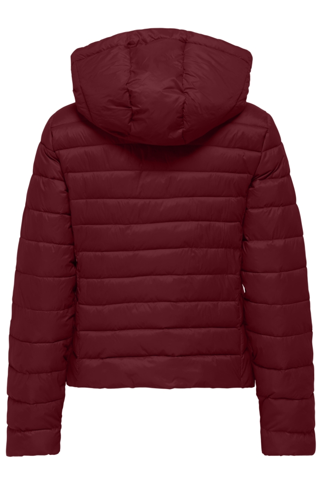 ONLTAHIA LW QUILTED HOOD JKT NOOS O 15352020 Cabernet